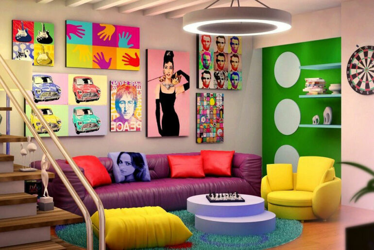 pop art interior