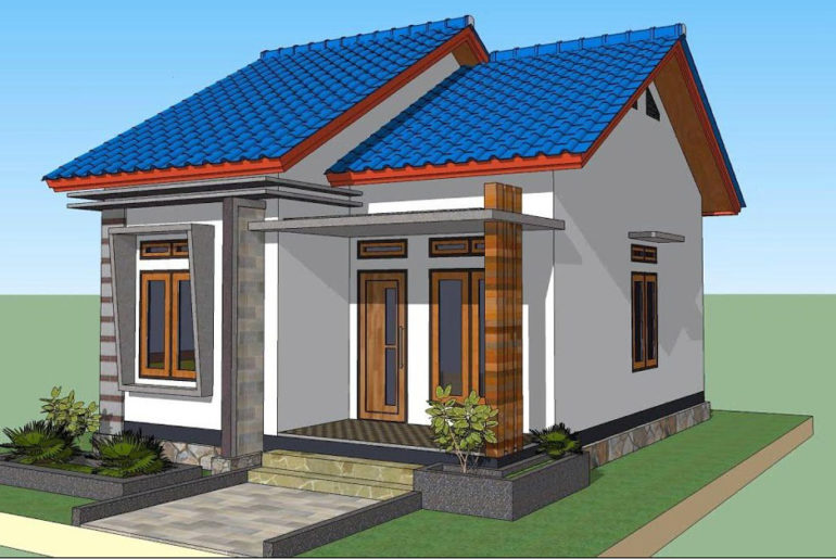 desain rumah 6x8