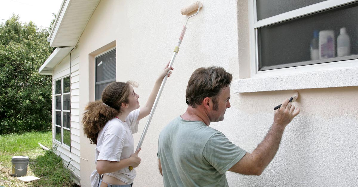 warna cat no drop untuk luar rumah